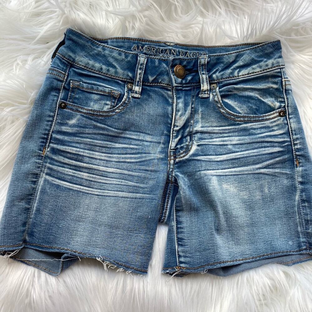 American Eagle Jean Shorts Midi Super Stretch 2